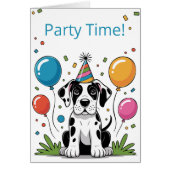 Anniversaire de Dogue Allemand   (Devant)