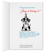 Anniversaire de Dogue Allemand   (Intérieur (Droit))