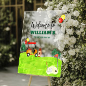 Anniversaire de enfant de golf Par-Tee Welcome