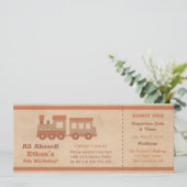 Anniversaire de enfant de la carte d'embarquement  (Debout devant)