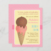 Anniversaire de enfant, invitations à des fêtes de (Devant / Derrière)