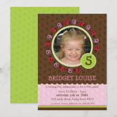 ANNIVERSAIRE DE ENFANT PARTY INVITATION cocu cocci (Devant / Derrière)