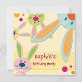 ANNIVERSAIRE DE ENFANT PARTY INVITATION mignon lap (Devant)