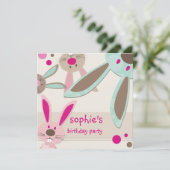 ANNIVERSAIRE DE ENFANT PARTY INVITATION mignon lap (Debout devant)