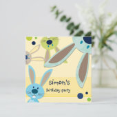 ANNIVERSAIRE DE ENFANT PARTY INVITATION mignon lap (Debout devant)