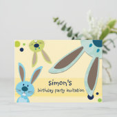 ANNIVERSAIRE DE ENFANT PARTY INVITATION mignon lap (Debout devant)