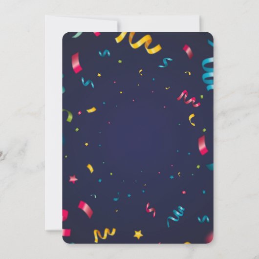 Anniversaire de enfant Party Invitation Modèle (Dos)