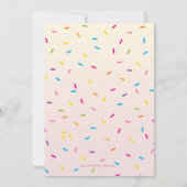 ANNIVERSAIRE DE ENFANT PARTY INVITATION rétro cône (Dos)