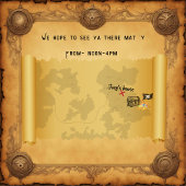 Anniversaire de enfant Party Pirates Invitation