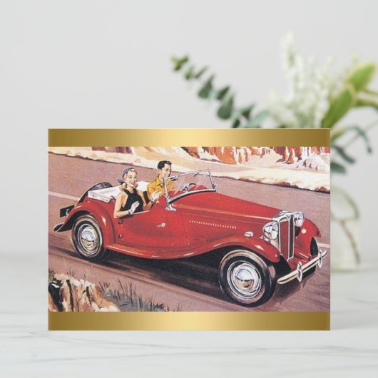 Anniversaire de fête Invitation (Debout devant)