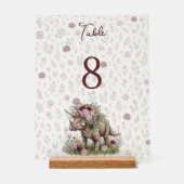 Anniversaire de fille dinosaure (Recto)