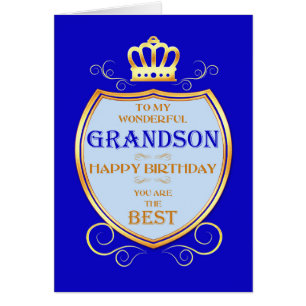 Anniversaire de Grand-fils avec Bouclier