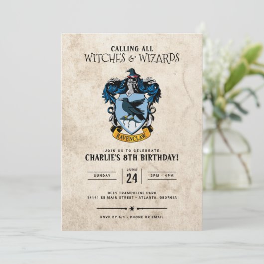 Anniversaire de Harry Potter | Invitation de Raven (Debout devant)