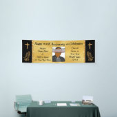 Anniversaire de la bannière de l'église Pasteur de (Salon professionnel)