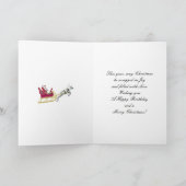 Anniversaire de la carte commune de Noël (Intérieur)