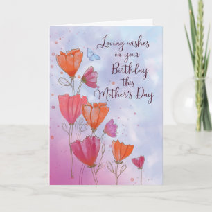 Anniversaire de la Fête des mères Amour avec carte