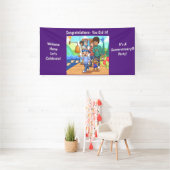 Anniversaire de la fête sans cancer Vinyl Bannière (Insitu)