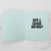 ANNIVERSAIRE DE LA FILLE DRAGON IMAGINAIRE CARTE D (Intérieur)