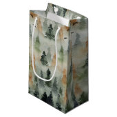 Anniversaire de la Forêt Misty | Sac cadeau de ret (Devant Angle)