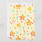 Anniversaire de la licorne | Invitation de la fête (Dos)