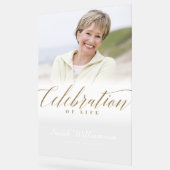 Anniversaire de la mort Célébration de la vie Mémo (Angle)