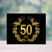Anniversaire de la Parties scintillant d'or de 50  (Neutre)