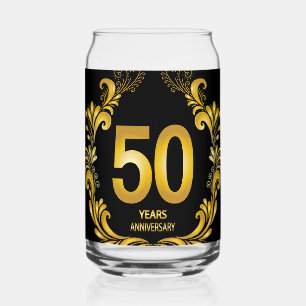 Anniversaire de la Parties scintillant d'or de 50 