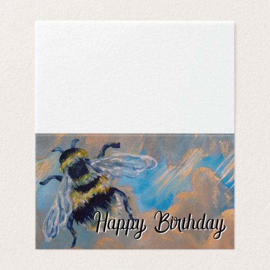 anniversaire de la peinture d'abeilles (Outside Unfolded)