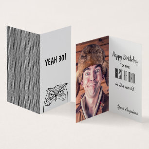 Anniversaire de la photo amusante