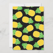 Anniversaire de l'ananas Invitation (Dos)