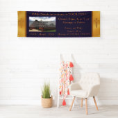 Anniversaire de l'église Bannières Votre texte, ph (En situation)