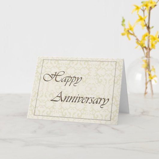 Anniversaire de l'employé Nouvelles cartes classiq (Fleur jaune)