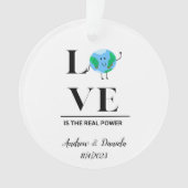 Anniversaire de l'ornement acrylique (devant)