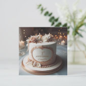 ANNIVERSAIRE DE LOVELYWEDDING Invitation ÉDITABLE (Debout devant)