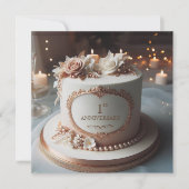 ANNIVERSAIRE DE LOVELYWEDDING Invitation ÉDITABLE (Devant)