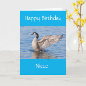 **ANNIVERSAIRE DE MA NIECE** Carte (Fleur jaune)