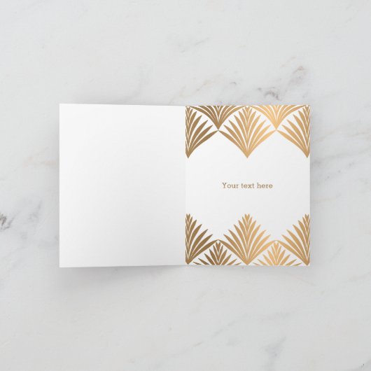 Anniversaire de mariage d'or de feuille (Intérieur)