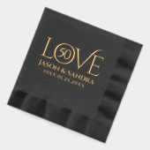 Anniversaire de mariage élégant Années d'amour (Gauche)