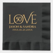 Anniversaire de mariage élégant Années d'amour (Recto)