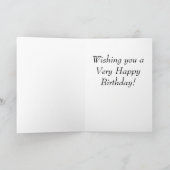 Anniversaire de moulin à vent de carte de voeux (Intérieur)