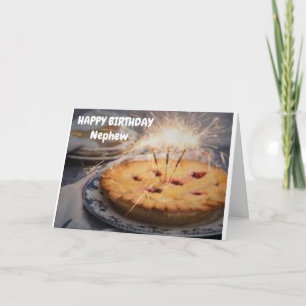 **ANNIVERSAIRE DE NEPHEW** PIE AVEC CARTE PARKERS
