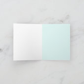 Anniversaire de Noël - Arbre de verre 1 Carte de v (Intérieur)