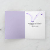 Anniversaire de Pansy pour une grande carte grand- (Intérieur)