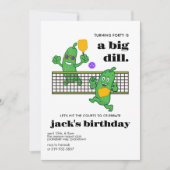 Anniversaire de Pickleball, Invitation de Pickle B (Devant)