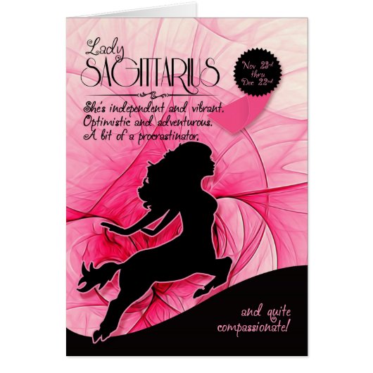 Anniversaire de Sagittarius Son rose du 23 novembr (Devant)