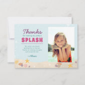 Anniversaire de sirène sur la plage Merci Violet R (Devant)