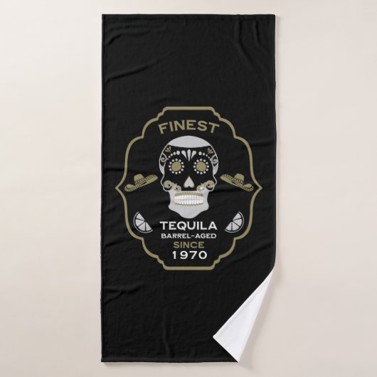 Anniversaire De Tequila Sur La Colline (Serviette de bain)