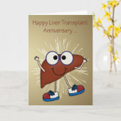 Anniversaire des cartes de voeux de greffe de foie (Fleur jaune)
