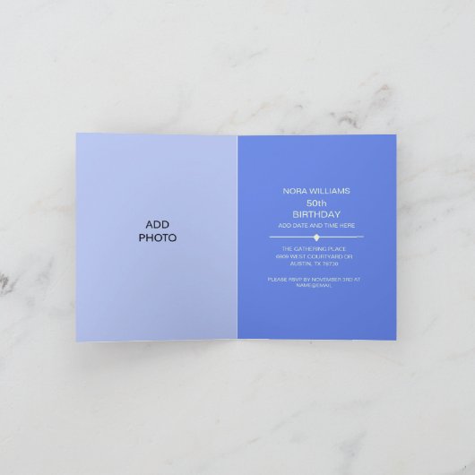 Anniversaire des papillons Ajouter une invitation  (Intérieur)