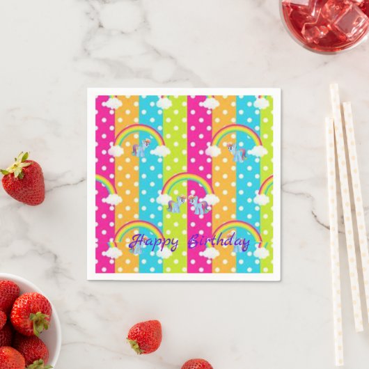 Anniversaire des serviettes en papier (En situation)